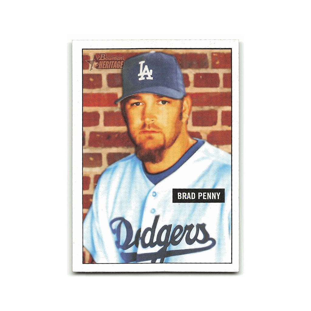Brad Penny 2005 Bowman Heritage #117 Los Angeles Dodgers Baseball Card NM