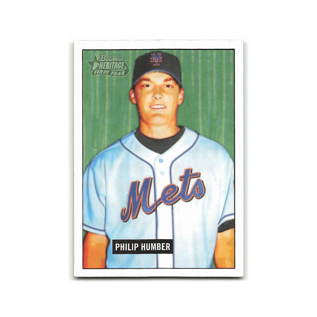 Philip Humber Rookie 2005 Bowman Heritage #248 New York Mets Baseball Card NM