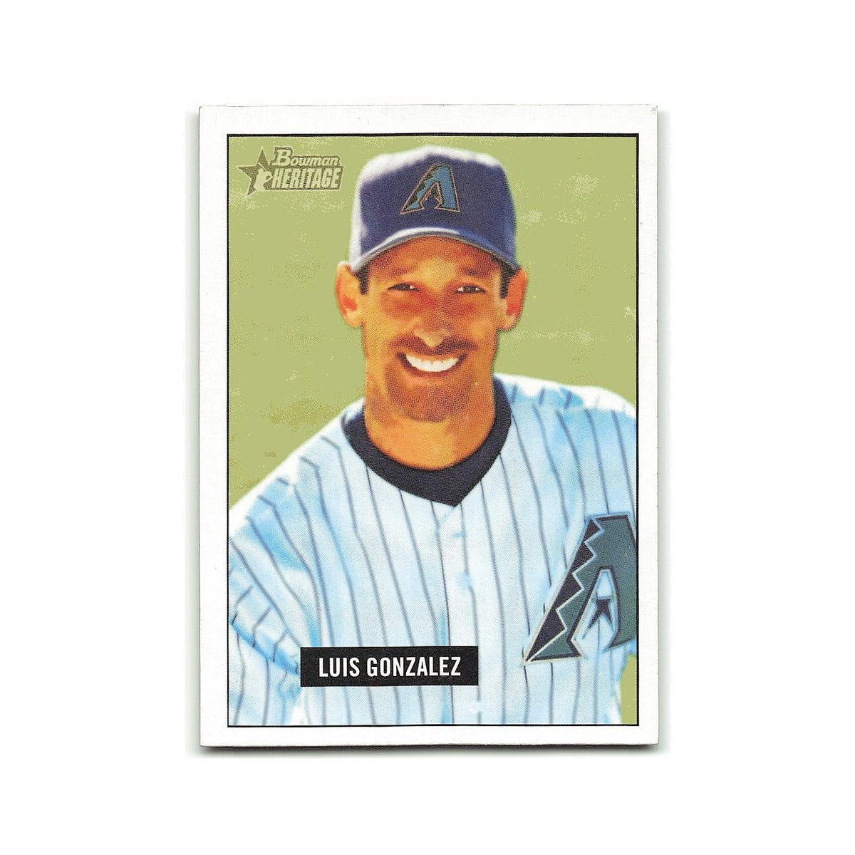 Luis Gonzalez 2005 Bowman Heritage #189 Arizona Diamondbacks Baseball Card NM