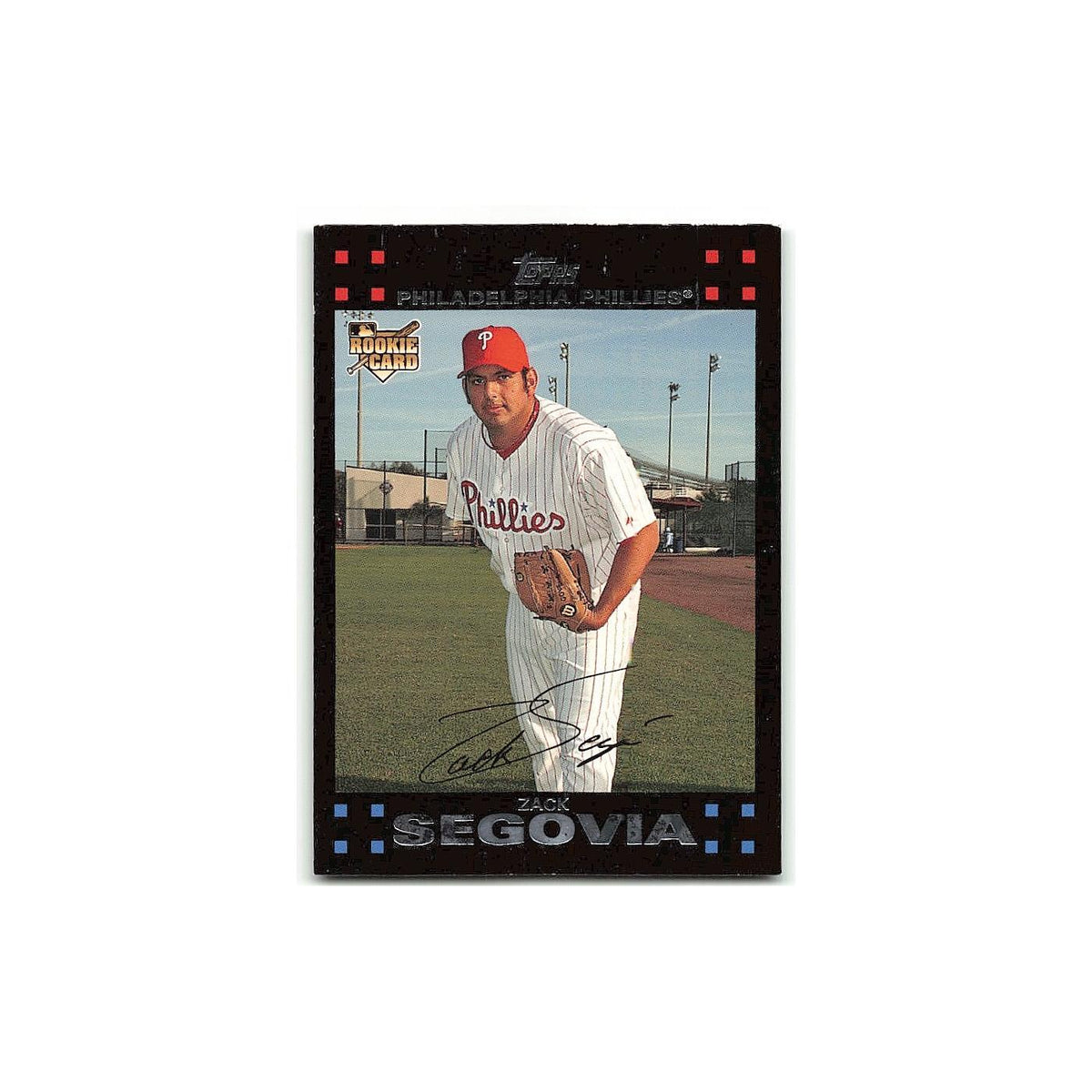 Zack Segovia Rookie 2007 Topps #377 Philadelphia Phillies Baseball Card NM