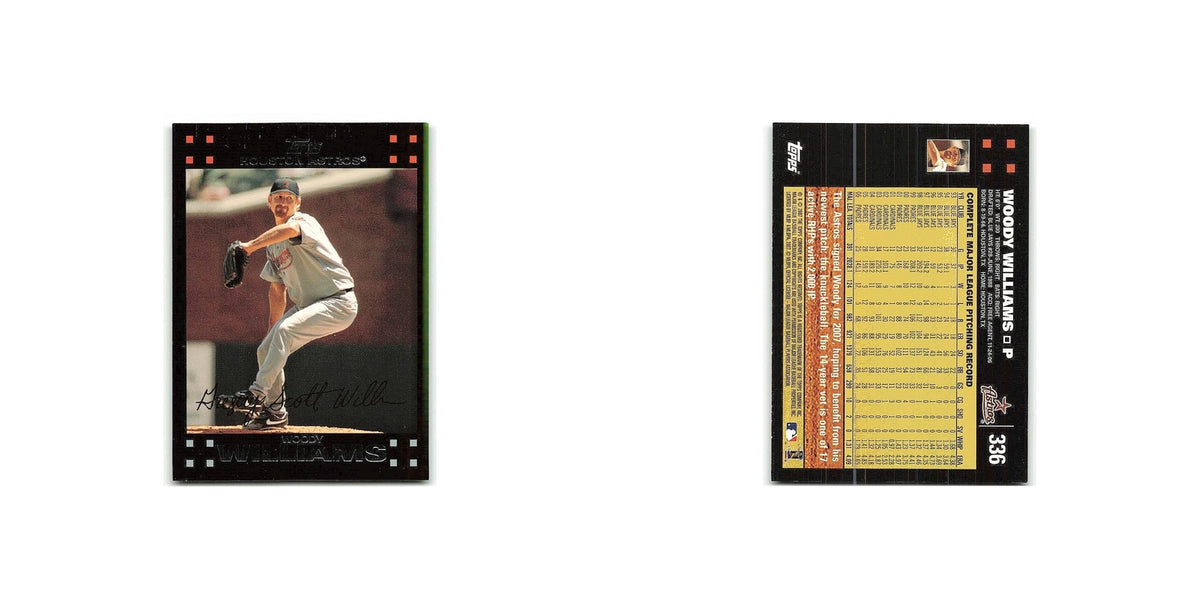 Woody Williams 2007 Topps #336 Houston Astros Baseball Card NM