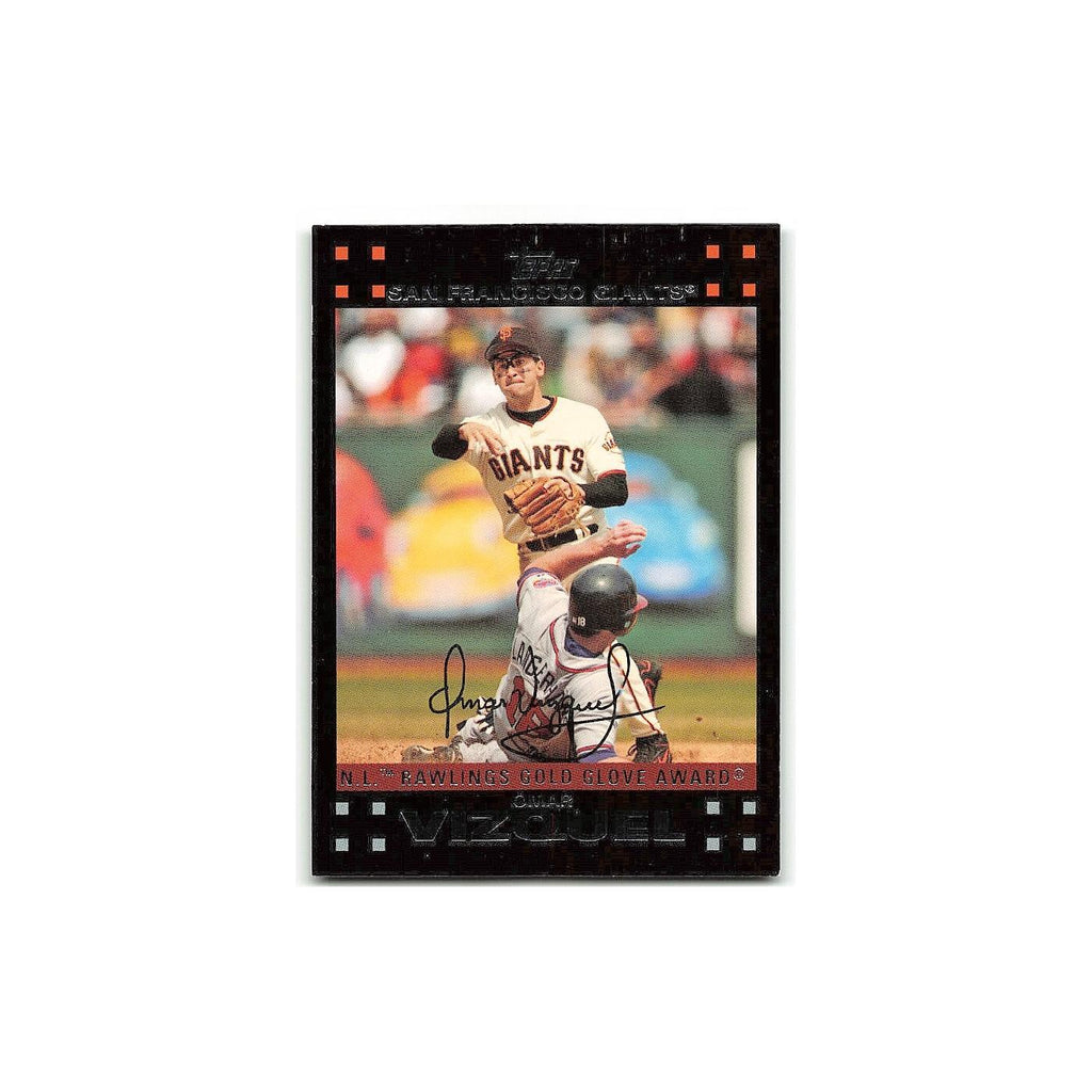 Omar Vizquel 2007 Topps #317 San Francisco Giants Baseball Card NM