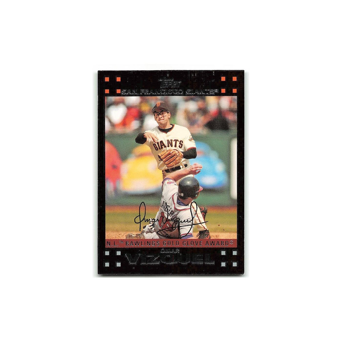 Omar Vizquel 2007 Topps #317 San Francisco Giants Baseball Card NM