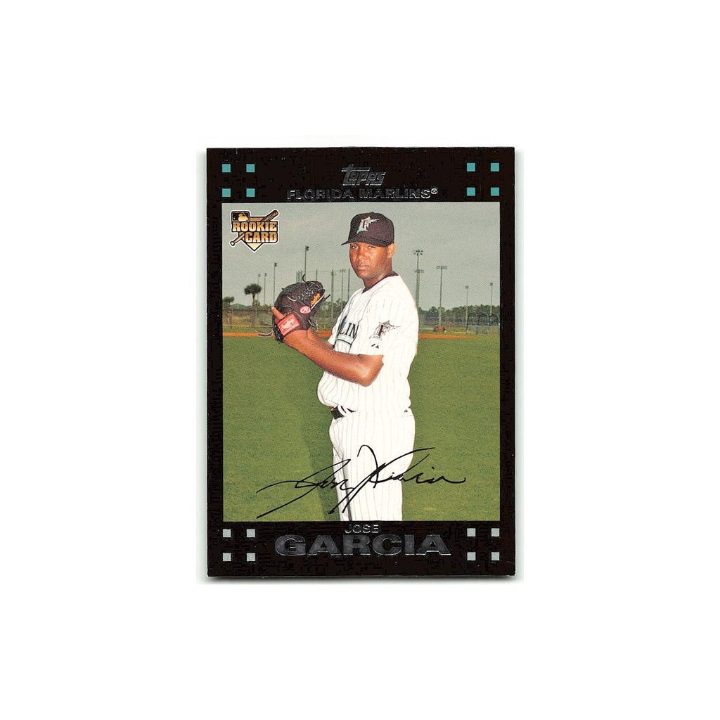 Jose Garcia Rookie 2007 Topps #287 Florida Marlins Baseball Card NM