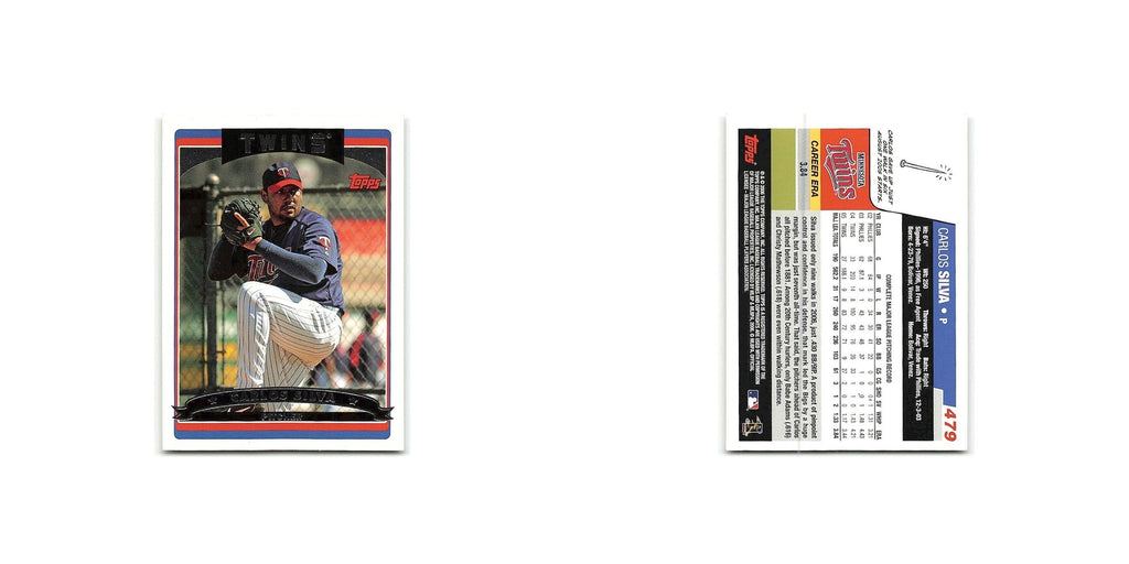 Carlos Silva 2006 Topps #479 Minnesota Twins Baseball Card NM