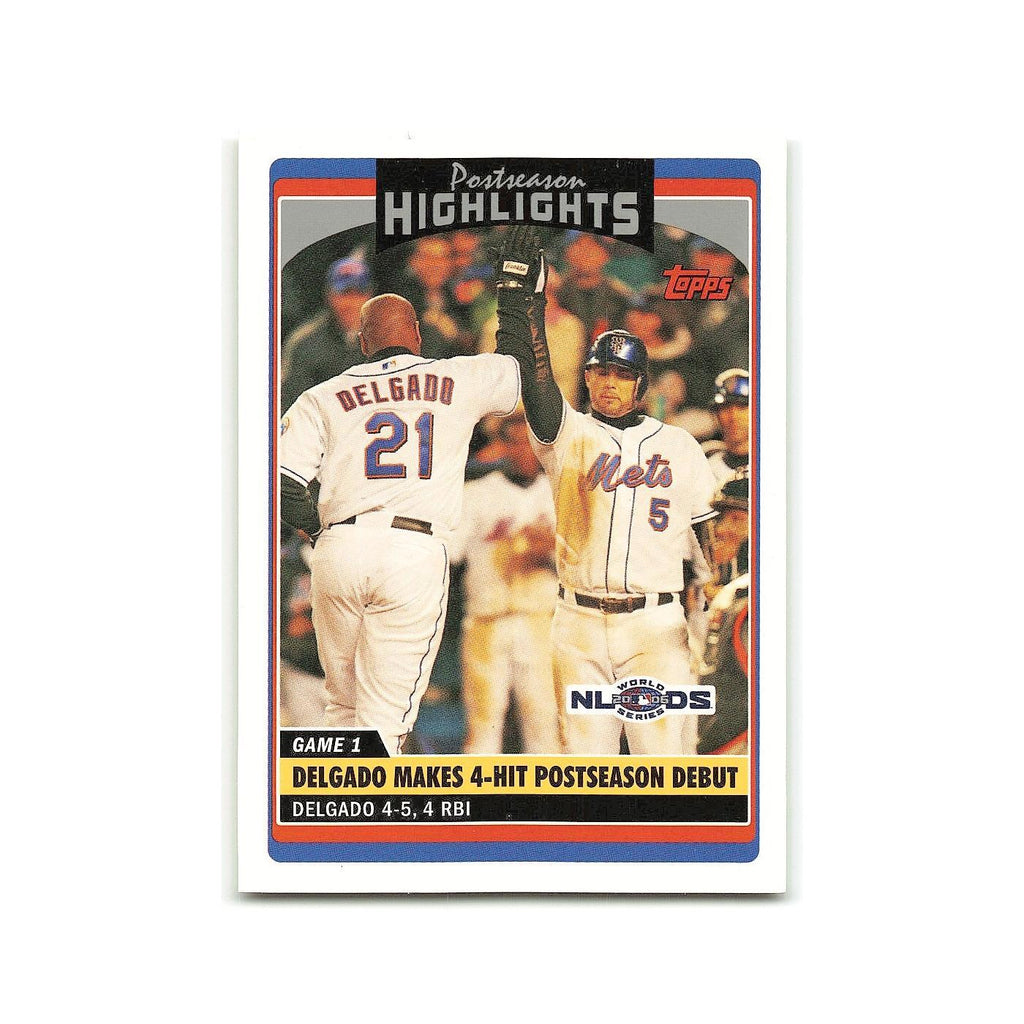 Carlos Delgado 2006 Topps Update and Highlights #UH184 New york Mets NM