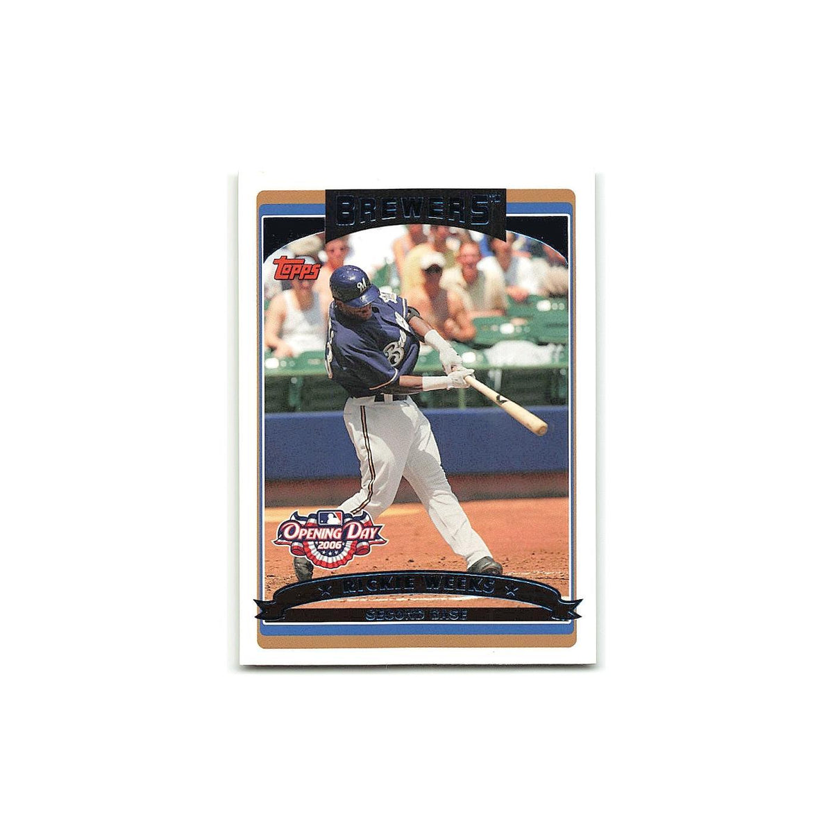 Rickie Weeks 2006 Topps Opening Day #39 Milwaukee Brewers Baseball Card NM