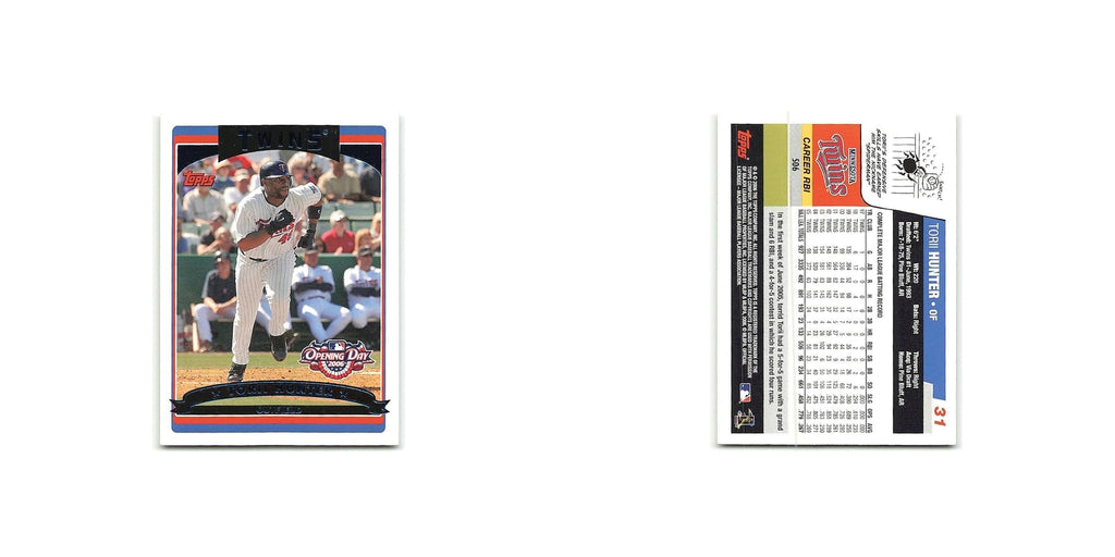 Torii Hunter 2006 Topps Opening Day #31 Minnesota Twins Baseball Card NM