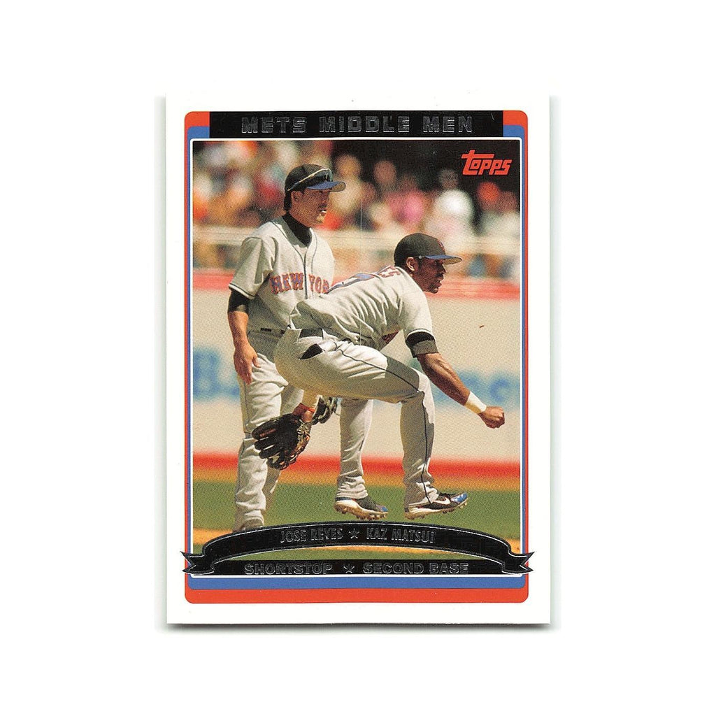 Mets Middle Men (Jose Reyes Kazuo Matsui) 2006 Topps #651 New York Mets NM