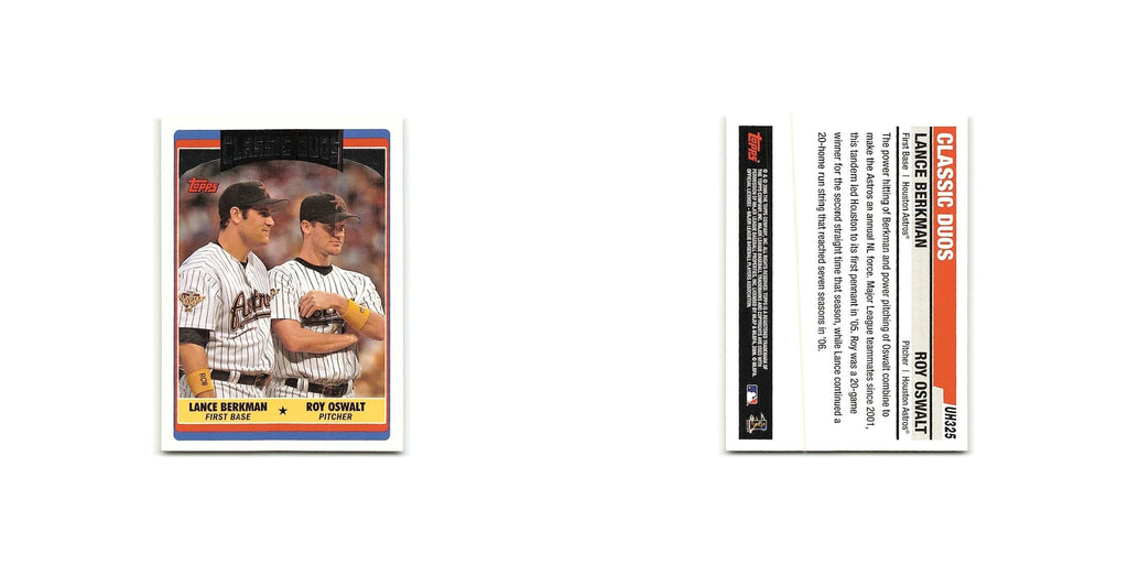 Lance Berkman Roy Oswalt 2006 Topps Updates & Highlights #UH325 Astros NM