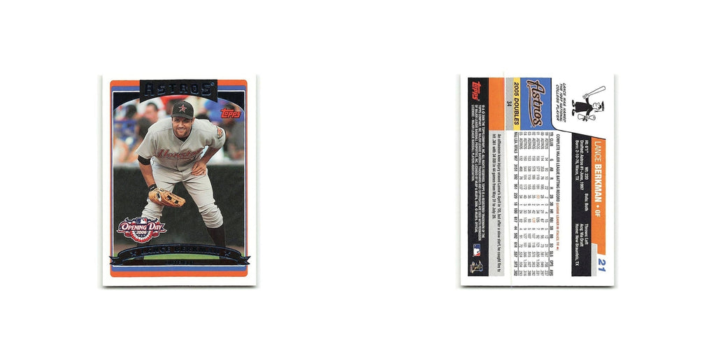 Lance Berkman 2006 Topps Opening Day #21 Houston Astros Baseball Card NM
