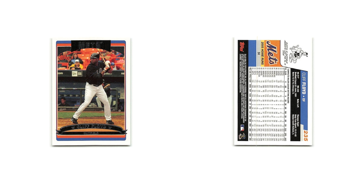 Cliff Floyd 2006 Topps #235 New York Mets Baseball Card NM