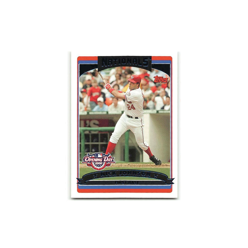 Nick Johnson 2006 Topps Opening Day #28 Washington Nationals Baseball Card NM
