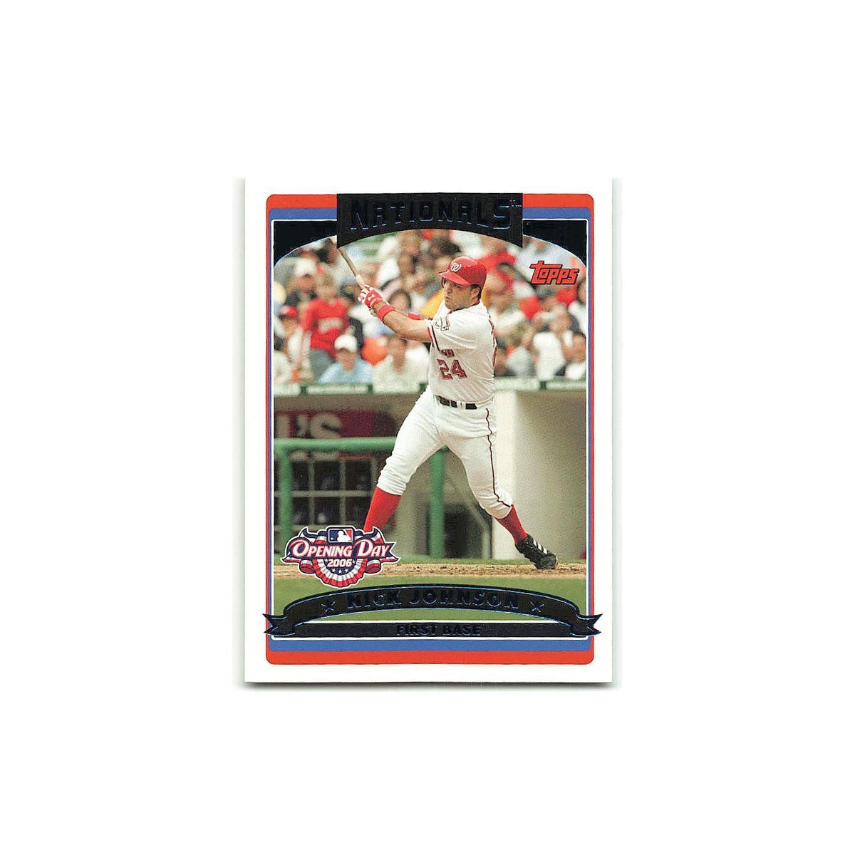 Nick Johnson 2006 Topps Opening Day #28 Washington Nationals Baseball Card NM