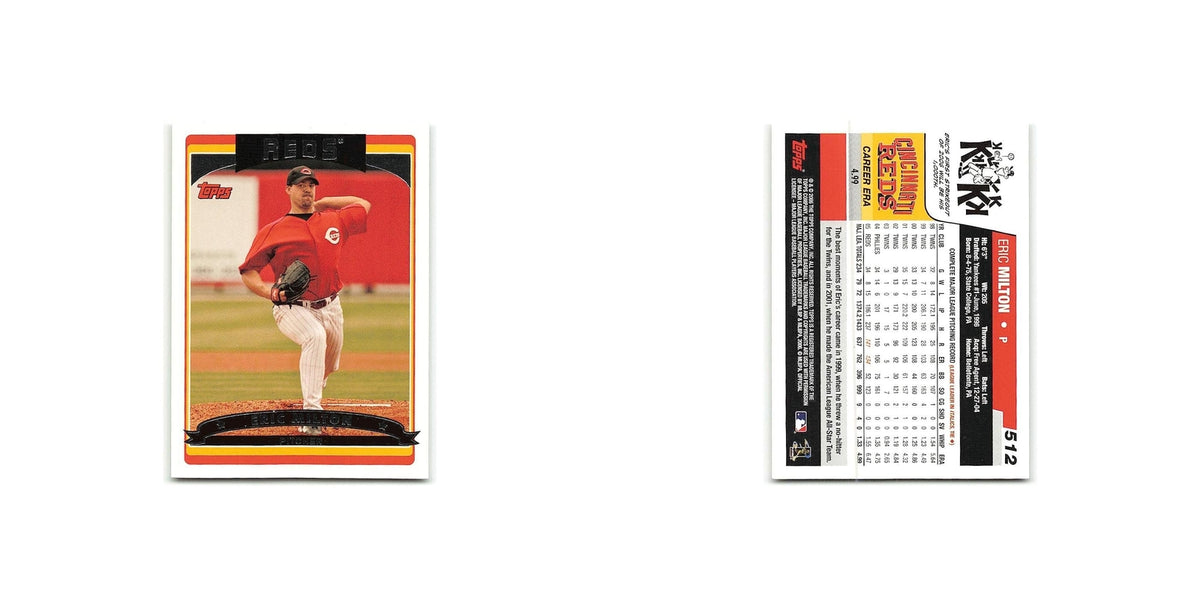 Eric Milton 2006 Topps #512 Cincinnati Reds Baseball Card NM