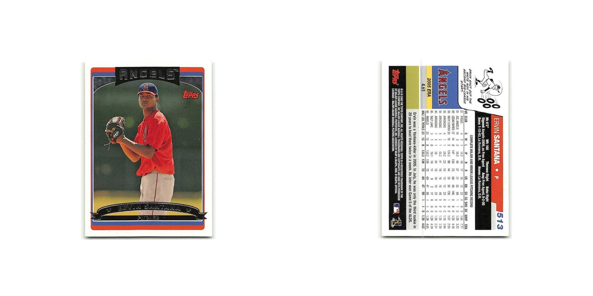 Ervin Santana 2006 Topps #513 Los Angeles Angels Baseball Card NM