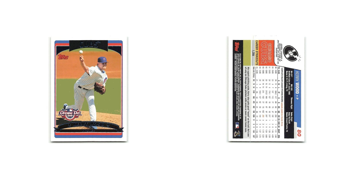 Kerry Wood 2006 Topps Opening Day #80 Chicago Cubs Baseball Card NM