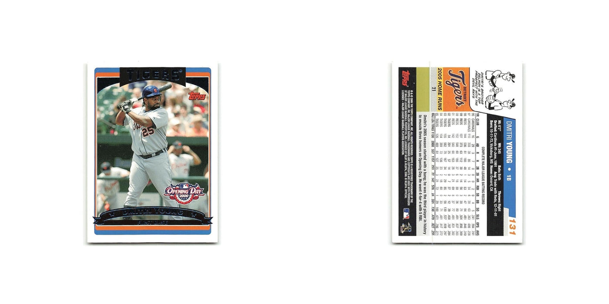 Dmitri Young 2006 Topps Opening Day #131 Detroit Tigers Baseball Card NM