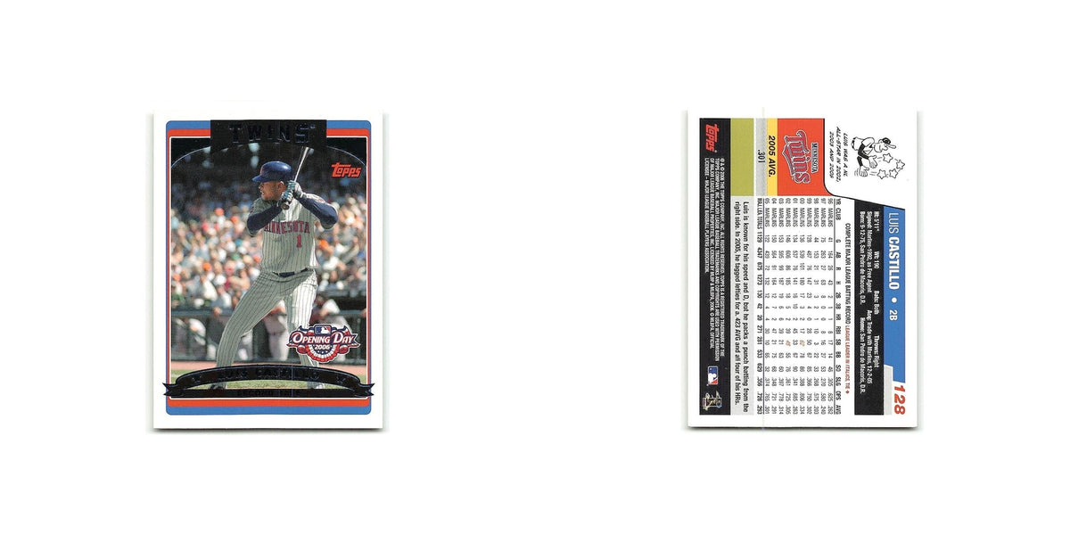Luis Castillo 2006 Topps Opening Day #128 Minnesota Twins Baseball Card NM