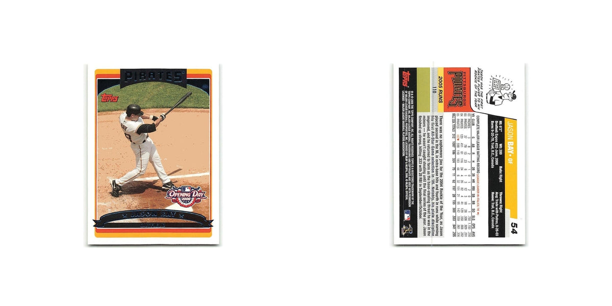 Jason Bay 2006 Topps Opening Day #54 Pittsburgh Pirates Baseball Card NM