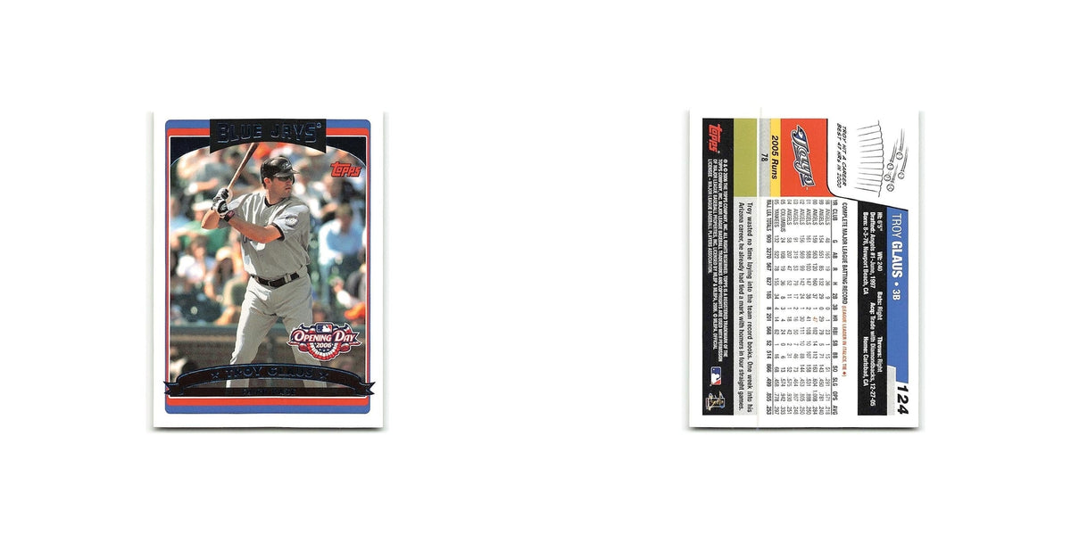 Troy Glaus 2006 Topps Opening Day #124 Toronto Blue Jays Baseball Card NM