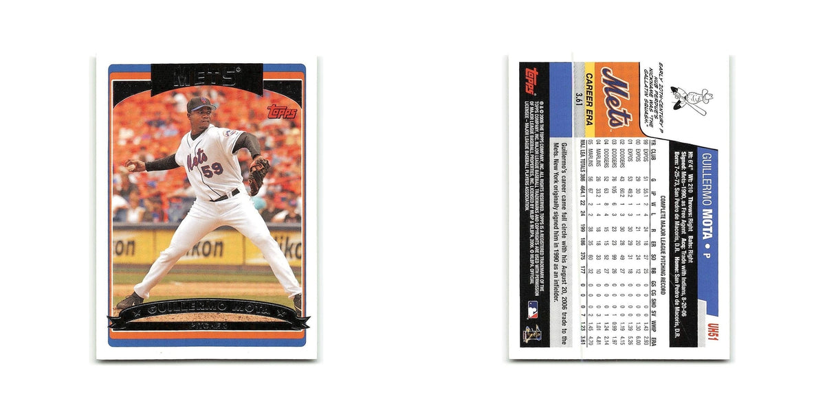 Guillermo Mota 2006 Topps Updates & Highlights #UH51 Boston Red Sox NM