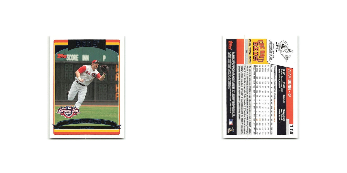 Adam Dunn 2006 Topps Opening Day #115 Cincinnati Reds Baseball Card NM