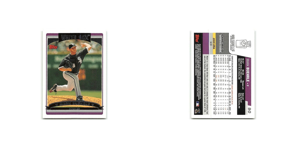 Mark Buehrle 2006 Topps #90 Chicago White Sox Baseball Card NM