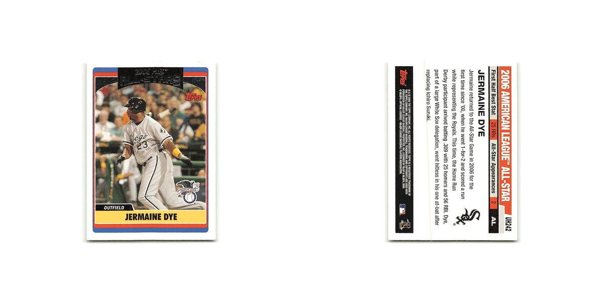 Jermaine Dye 2006 Topps Updates & Highlights #UH242 Chicago White Sox NM