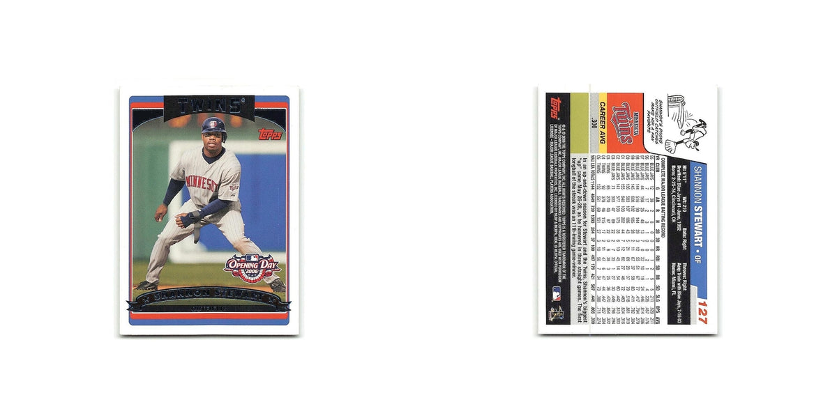 Shannon Stewart 2006 Topps Opening Day #127 Minnesota Twins Baseball Card NM