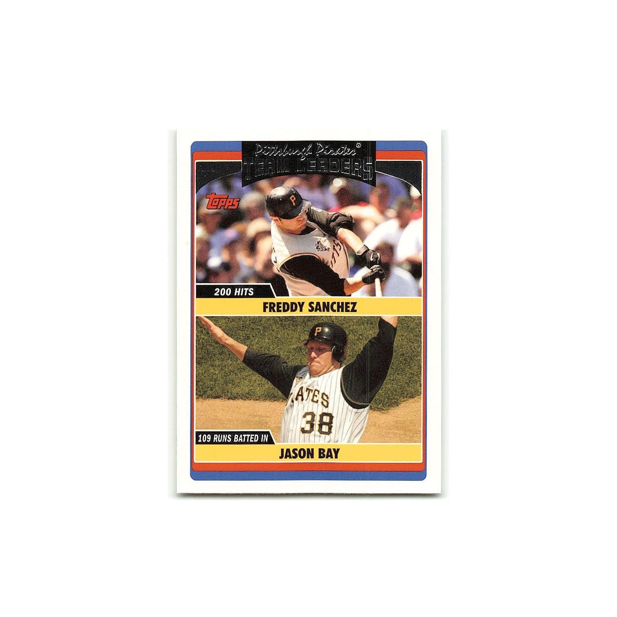 Freddy Sanchez Jason Bay 2006 Topps Updates & Highlights #UH300 Pirates NM