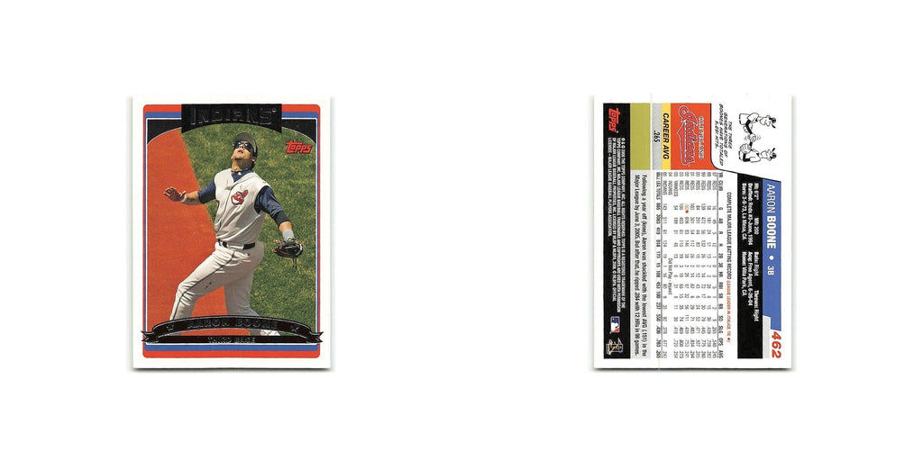 Aaron Boone 2006 Topps #462 Cleveland Indians Baseball Card NM