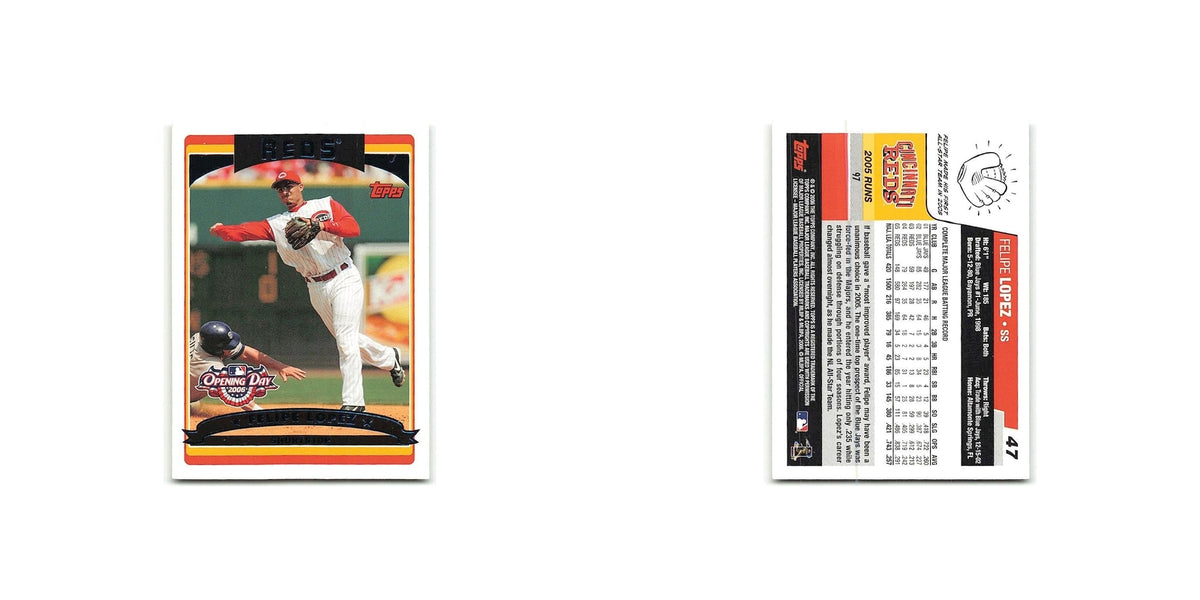 Felipe Lopez 2006 Topps Opening Day #47 Cincinnati Reds Baseball Card NM