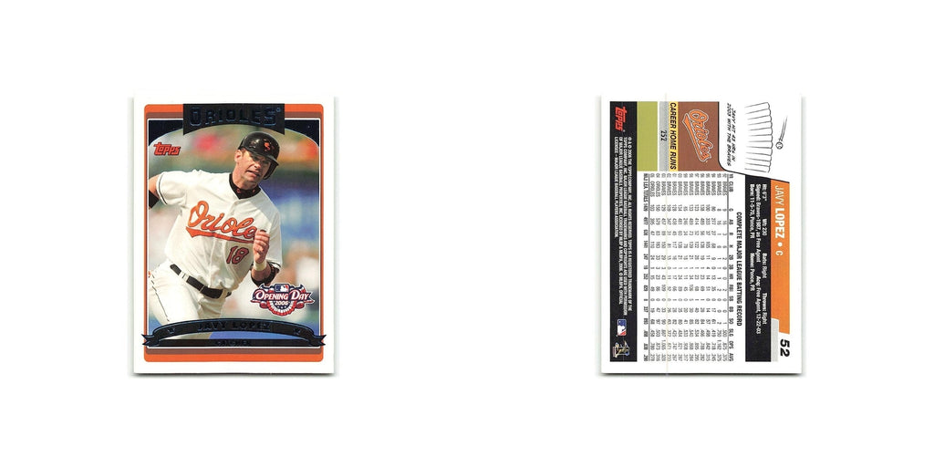 Javy Lopez 2006 Topps Opening Day #52 Baltimore Orioles Baseball Card NM