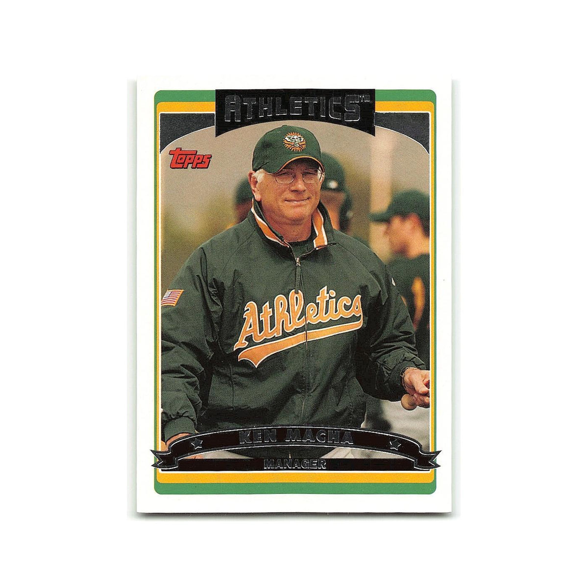 Ken Macha 2006 Topps #588 Oakland Athletics Baseball Card NM