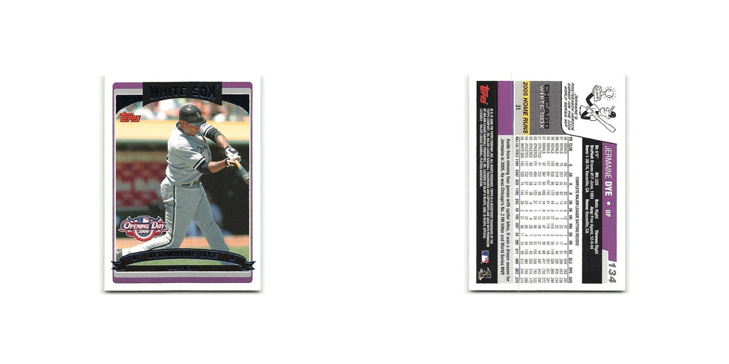 Jermaine Dye 2006 Topps Opening Day #134 Chicago White Sox Baseball Card NM