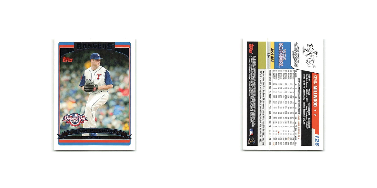 Kevin Millwood 2006 Topps Opening Day #126 Texas Rangers Baseball Card NM