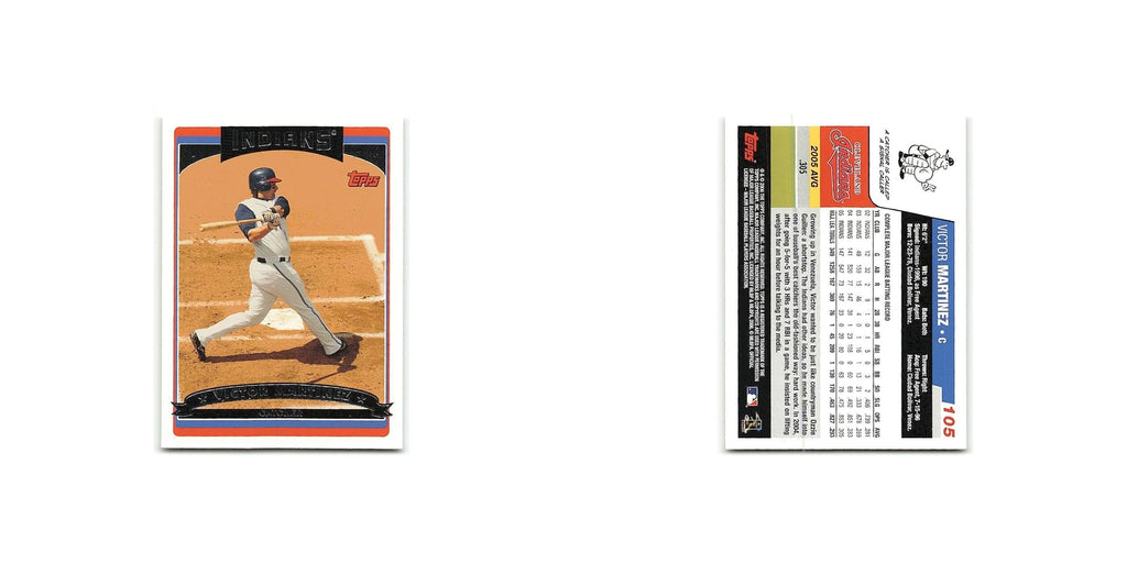 Victor Martinez 2006 Topps #105 Cleveland Indians Baseball Card NM