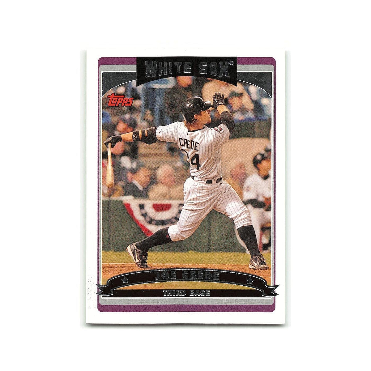 Joe Crede 2006 Topps #399 Chicago White Sox Baseball Card NM