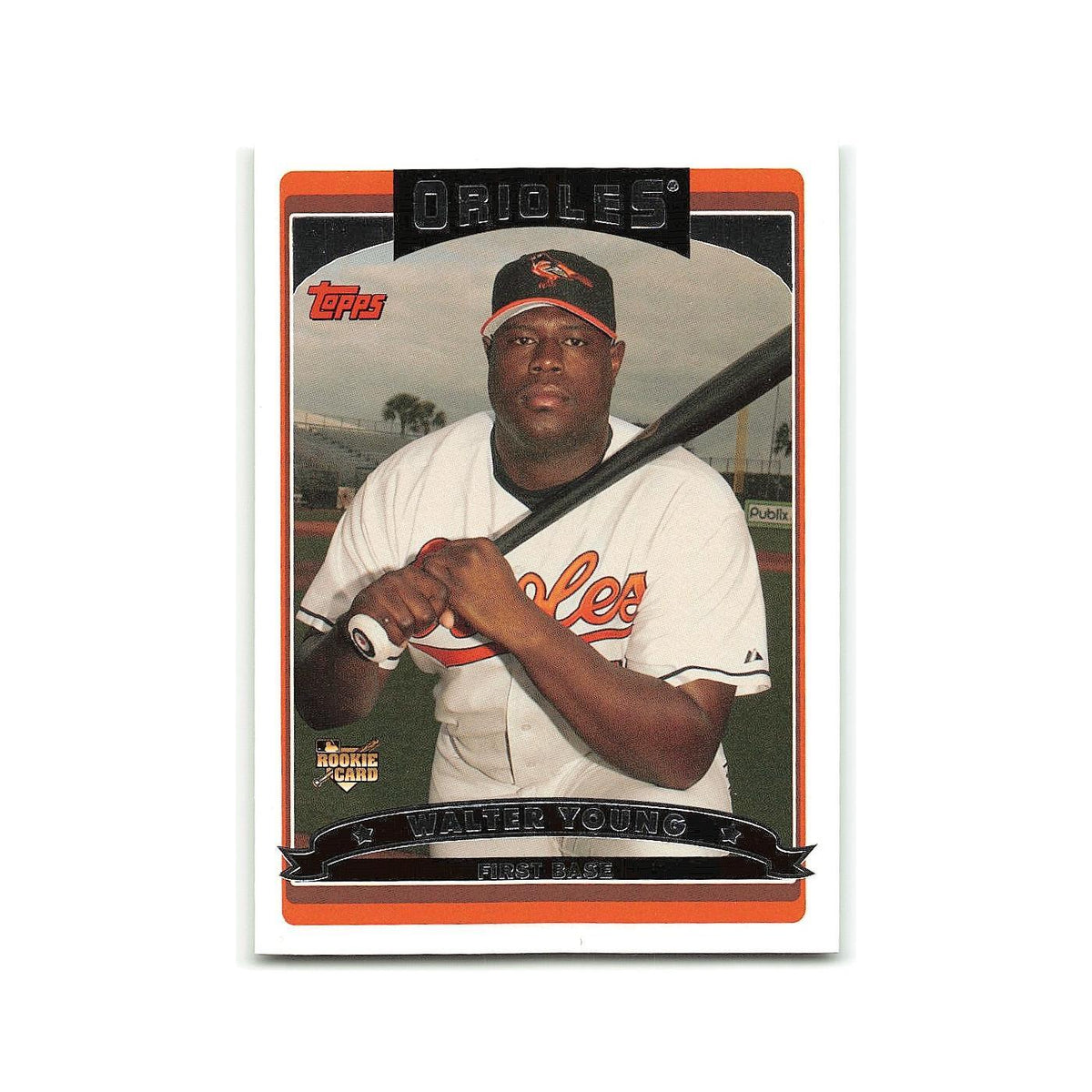 Walter Young Rookie 2006 Topps #307 Baltimore Orioles Baseball Card NM