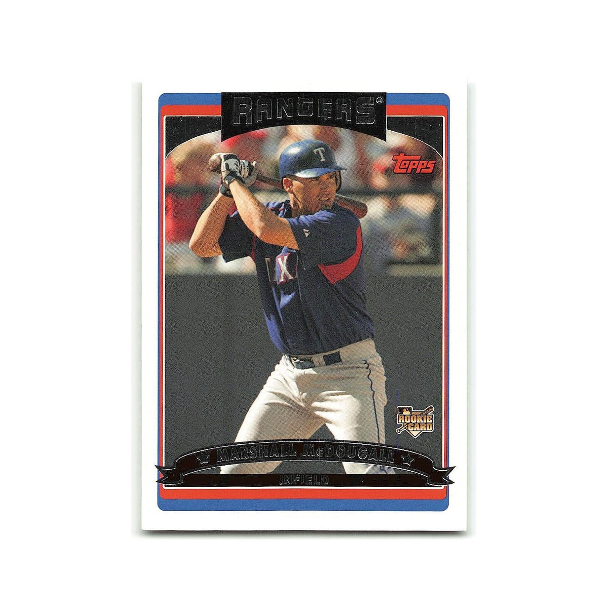 Marshall McDougall Rookie 2006 Topps #322 Texas Rangers Baseball Card NM