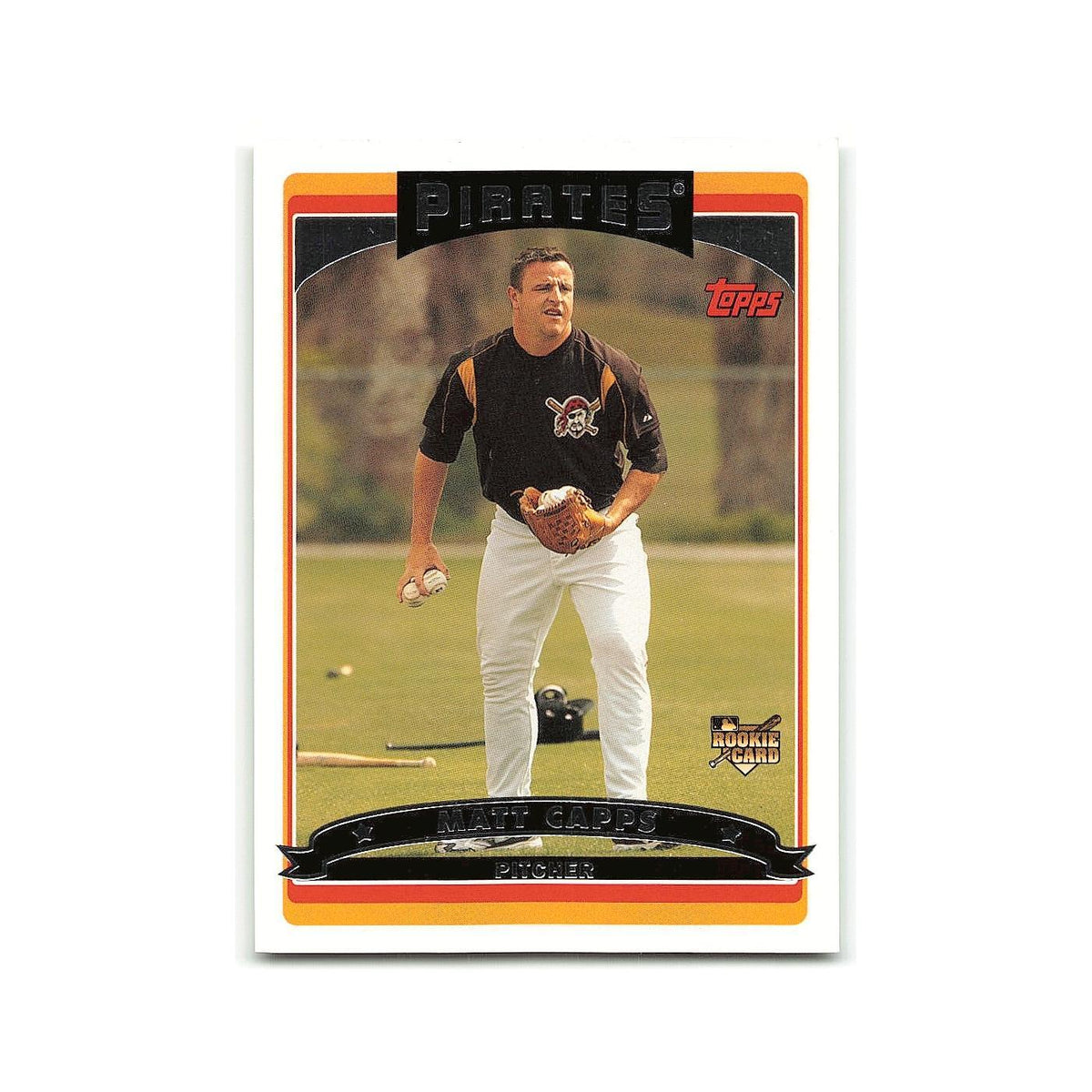 Matt Capps Rookie 2006 Topps #627 Pittsburgh Pirates Baseball Card NM