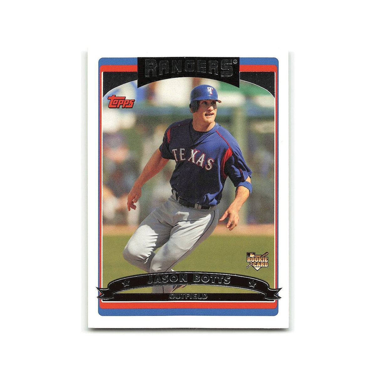 Jason Botts Rookie 2006 Topps #298 Texas Rangers Baseball Card NM