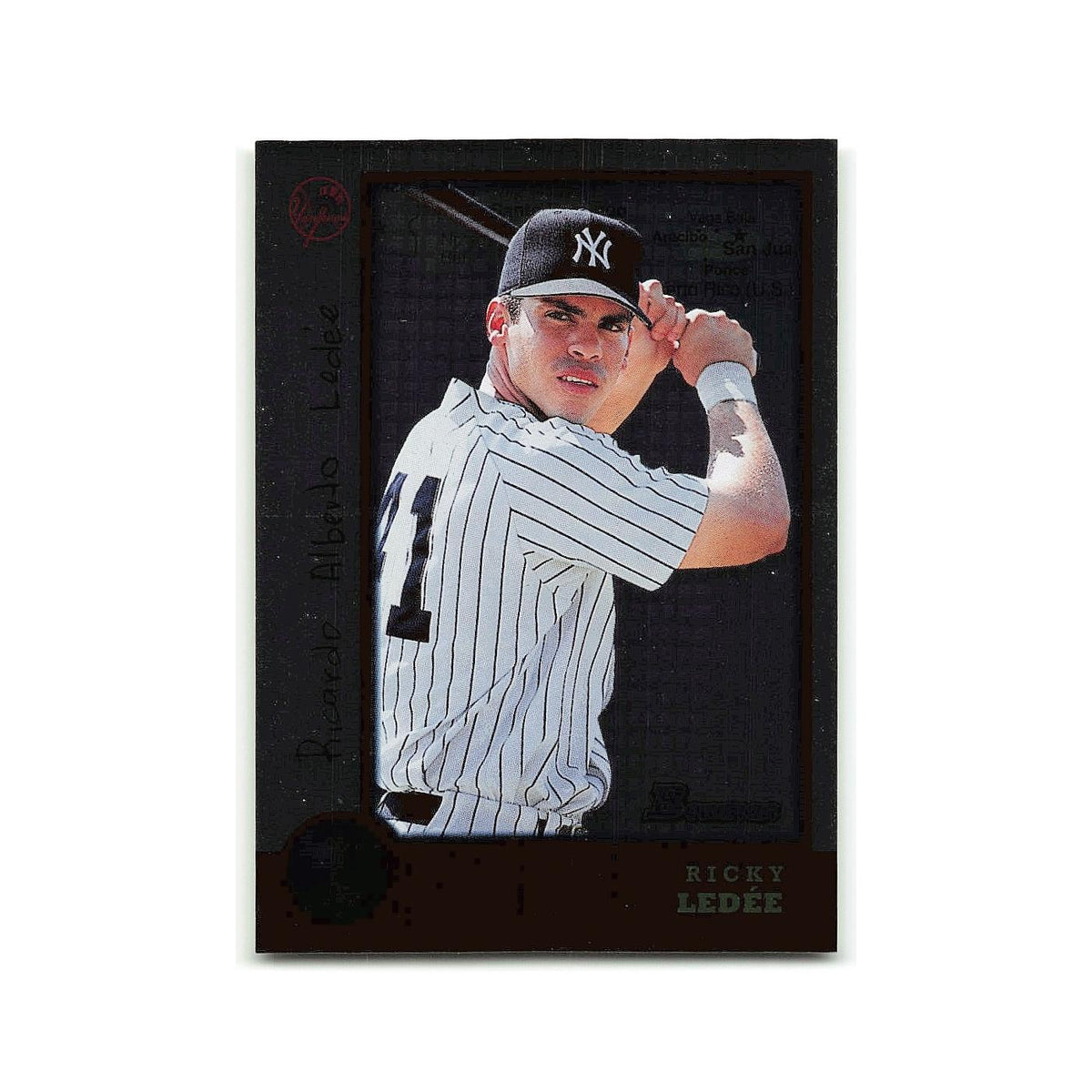 Ricky Ledee 1998 Bowman #105 New York Yankees Baseball Card NM