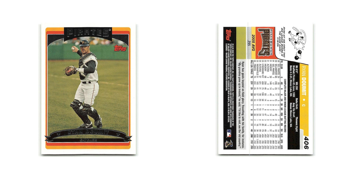 Ryan Doumit 2006 Topps #406 Pittsburgh Pirates Baseball Card NM