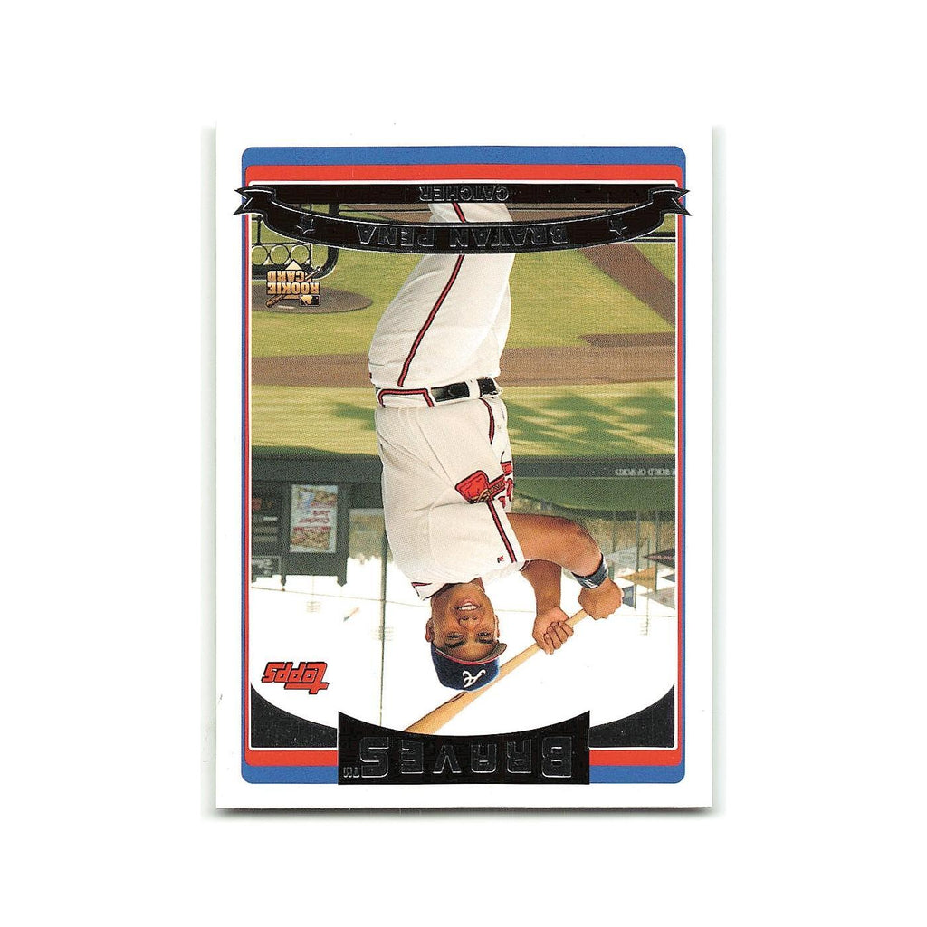 Brayan Pena Rookie 2006 Topps #318 Atlanta Braves Baseball Card NM