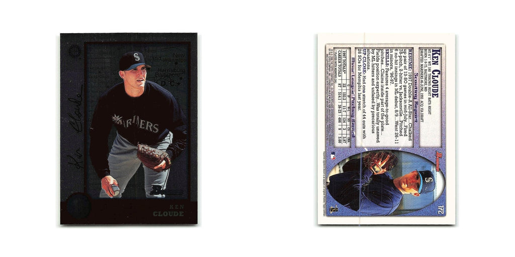 Ken Cloude 1998 Bowman #172 Seattle Mariners Baseball Card NM