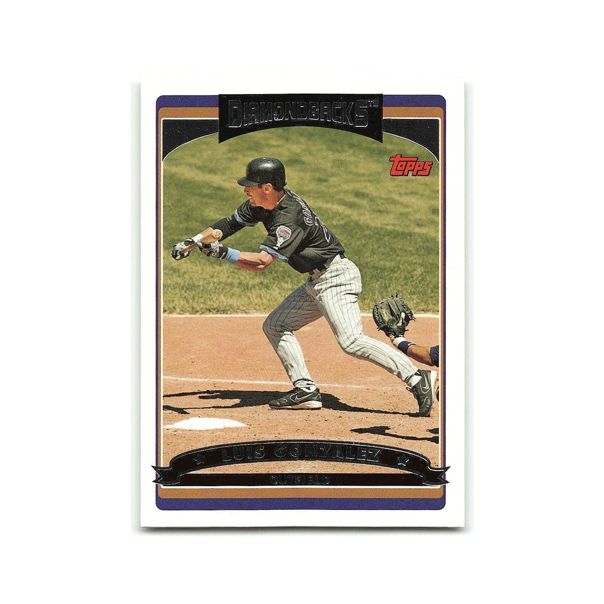 Luis Gonzalez 2006 Topps #376 Arizona Diamondbacks Baseball Card NM