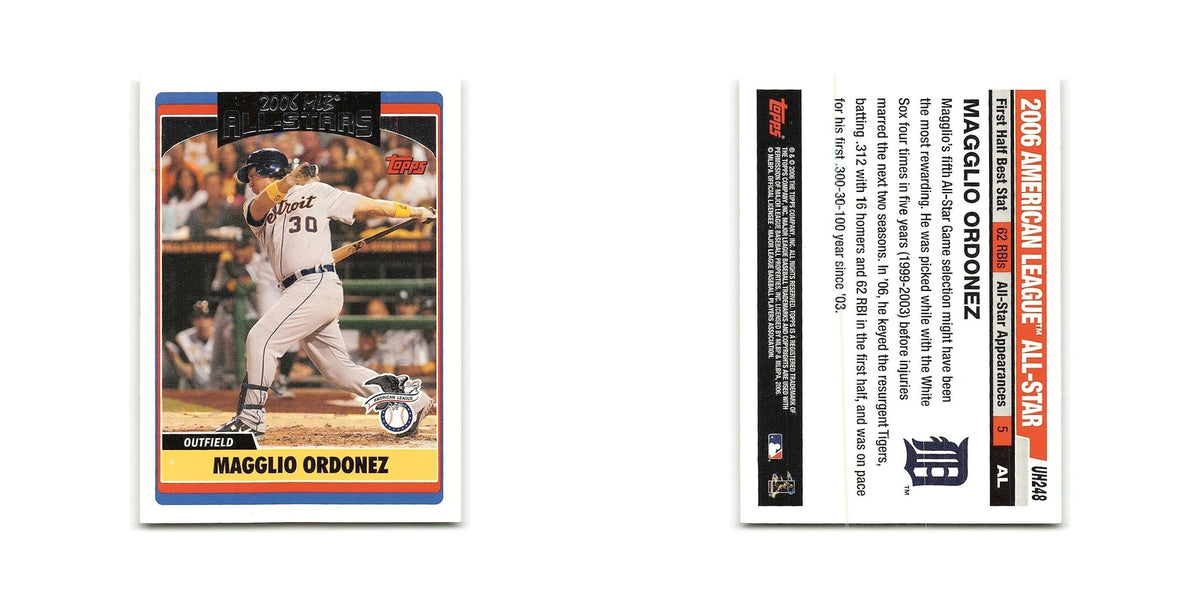 Magglio Ordonez 2006 Topps Updates & Highlights #UH248 Detroit Tigers NM