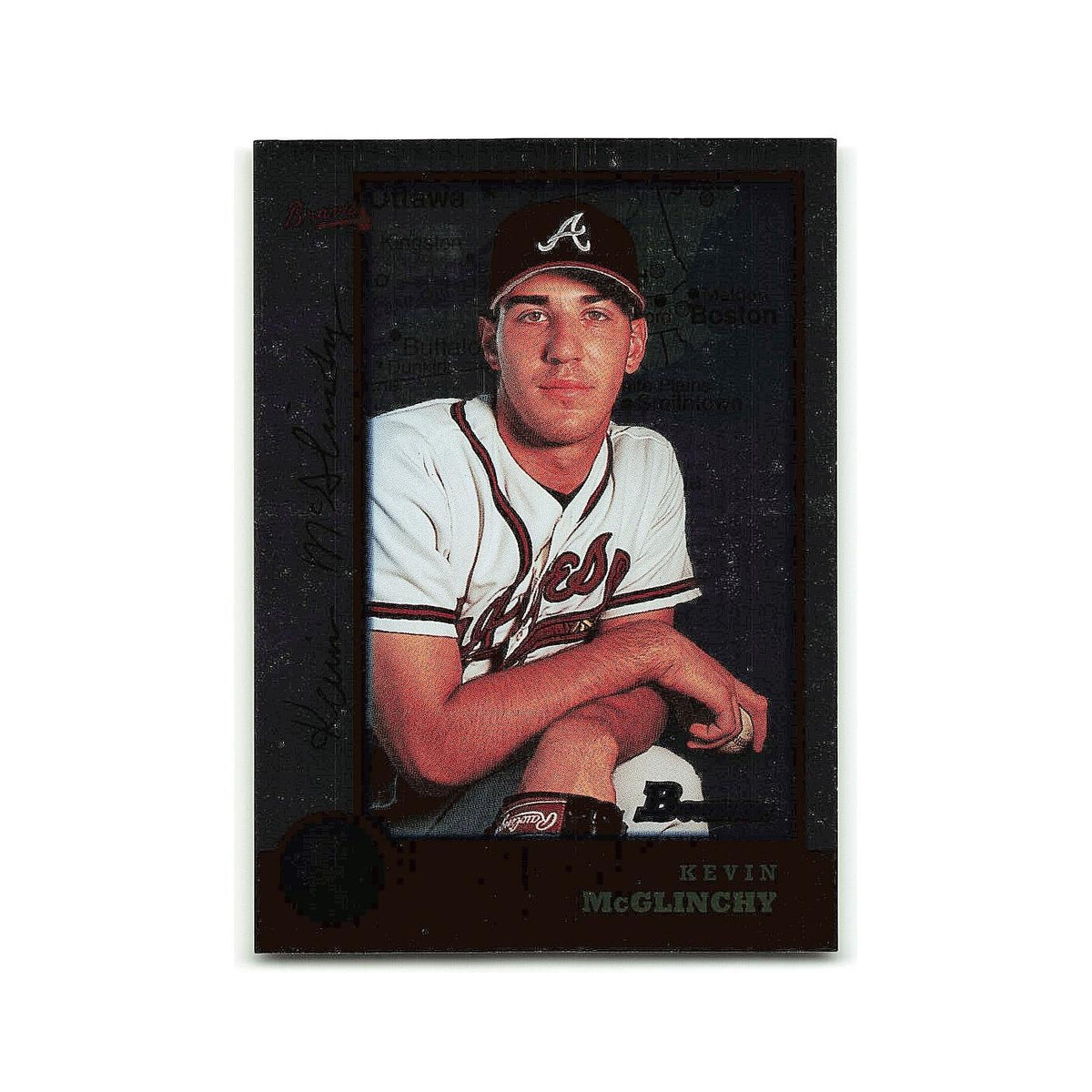 Kevin McGlinchy 1998 Bowman #98 Atlanta Braves Baseball Card NM